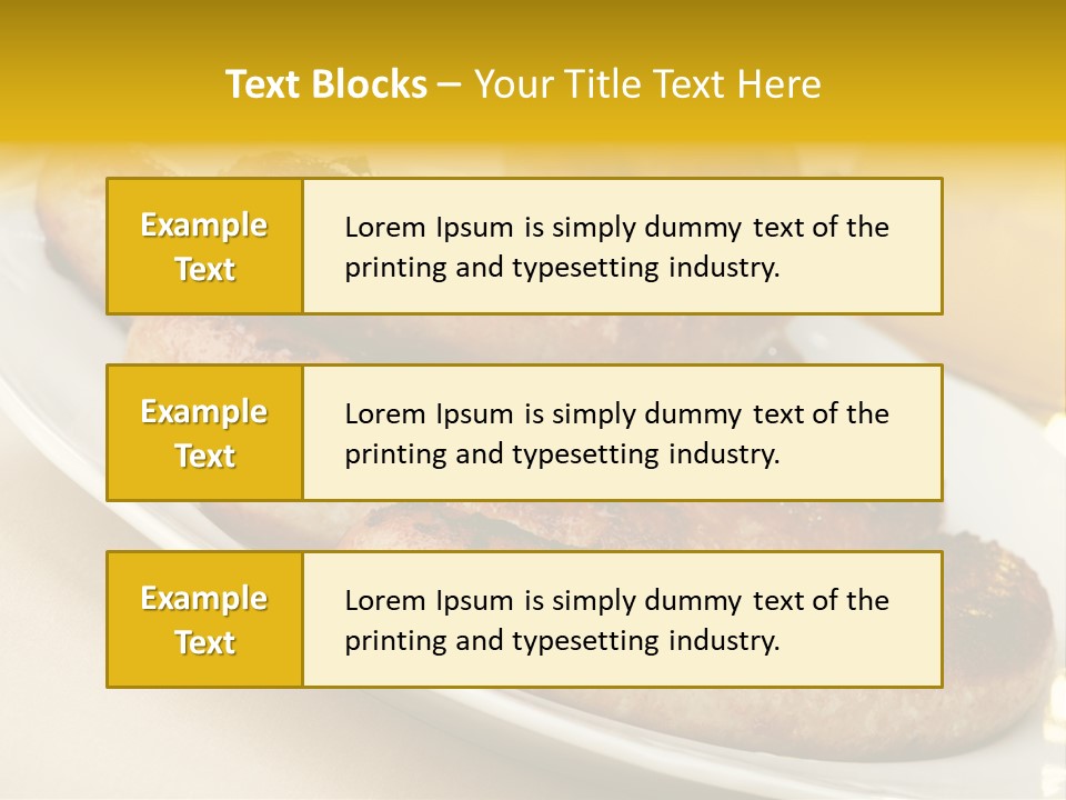 Meat October Roast PowerPoint Template