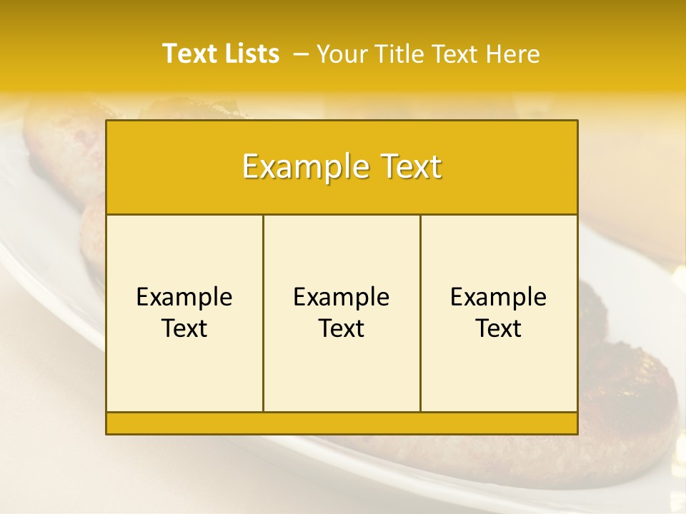Meat October Roast PowerPoint Template