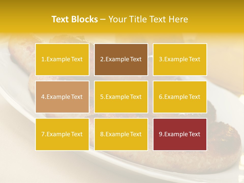 Meat October Roast PowerPoint Template