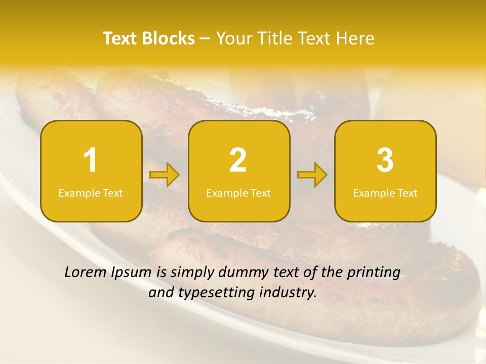 Meat October Roast PowerPoint Template