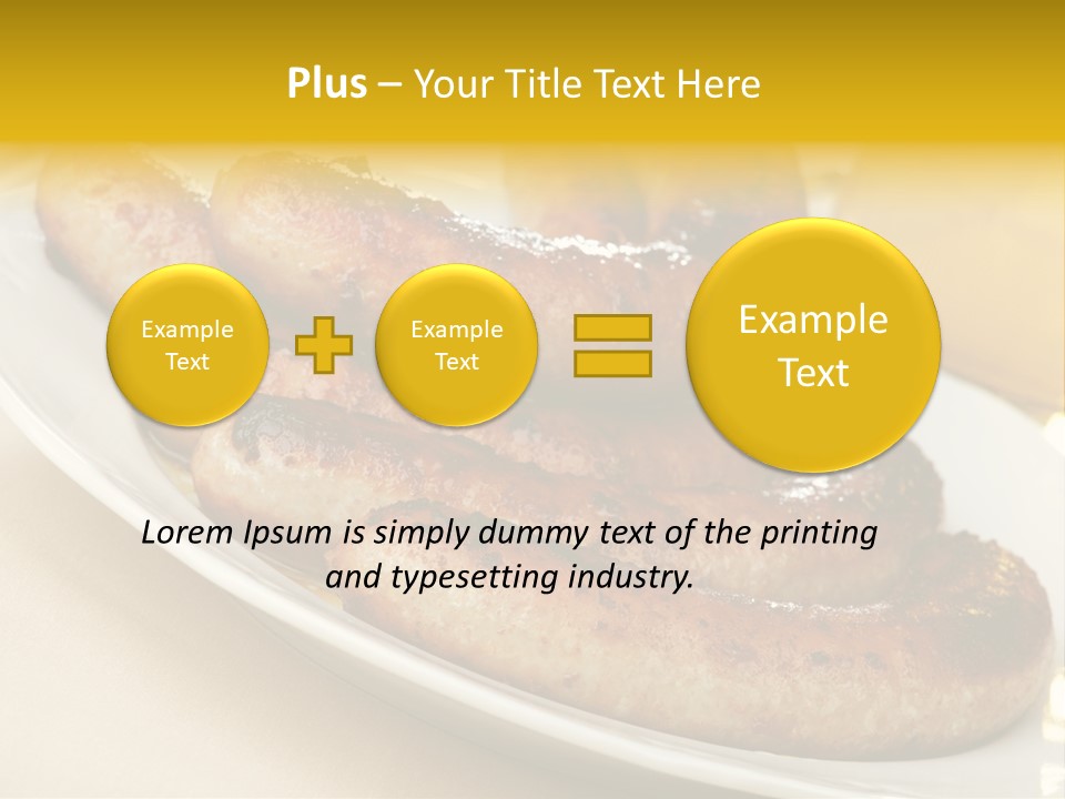 Meat October Roast PowerPoint Template
