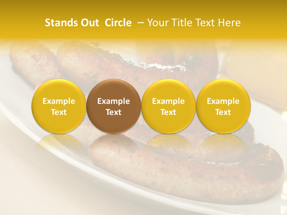 Meat October Roast PowerPoint Template