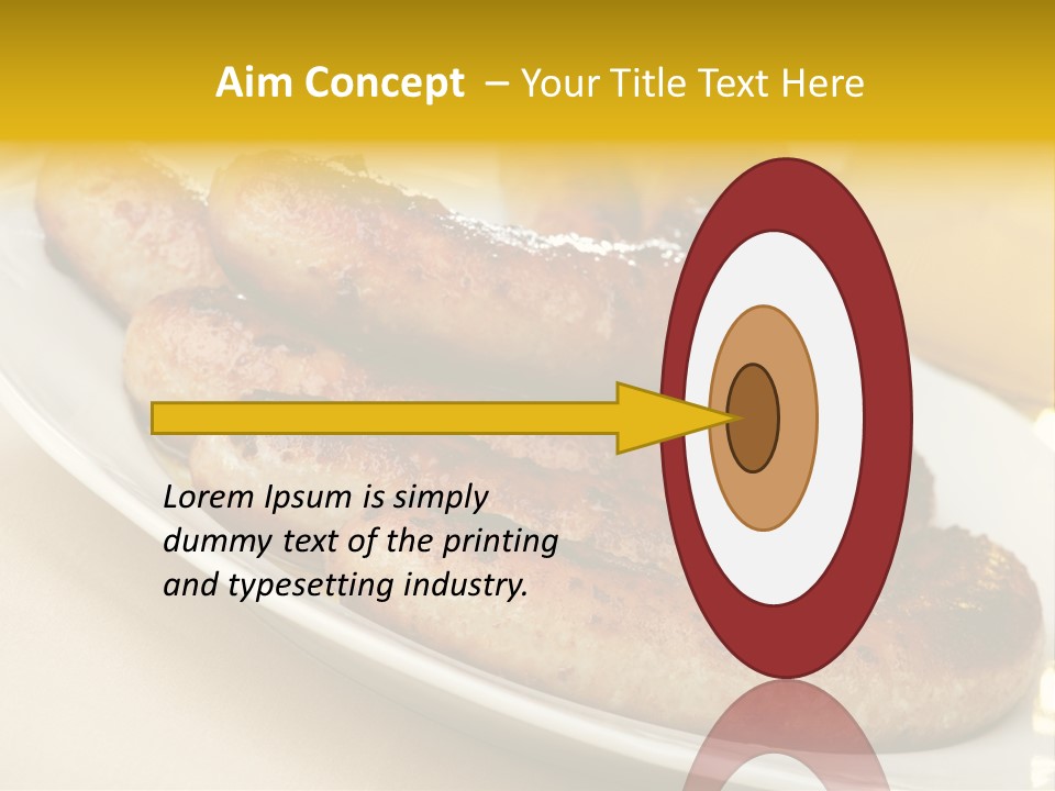 Meat October Roast PowerPoint Template
