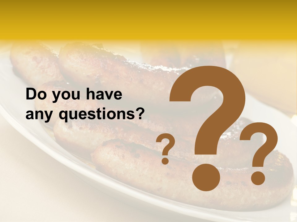 Meat October Roast PowerPoint Template