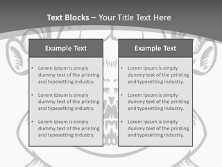 Crossbones Cross Vinylcutting PowerPoint Template