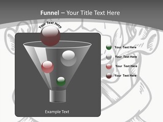 Crossbones Cross Vinylcutting PowerPoint Template