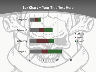 Crossbones Cross Vinylcutting PowerPoint Template