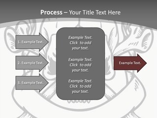 Crossbones Cross Vinylcutting PowerPoint Template