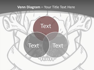 Crossbones Cross Vinylcutting PowerPoint Template