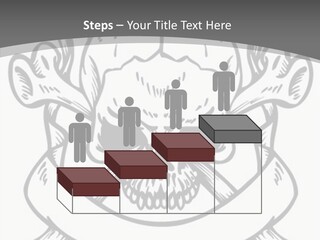 Crossbones Cross Vinylcutting PowerPoint Template