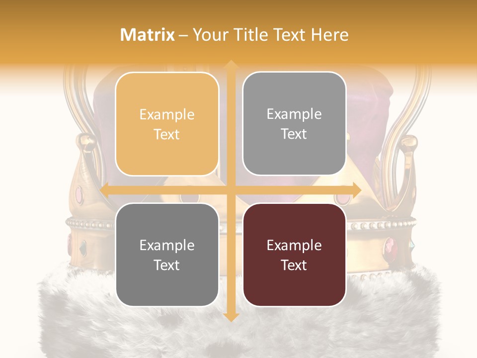 Crown Regal Coronation PowerPoint Template