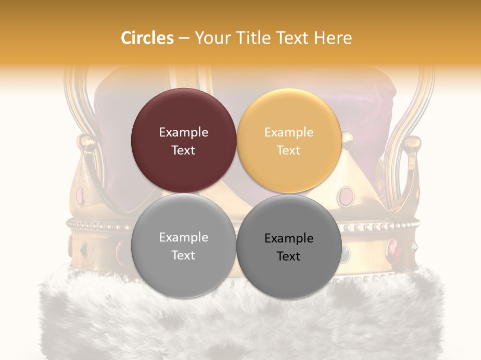 Crown Regal Coronation PowerPoint Template