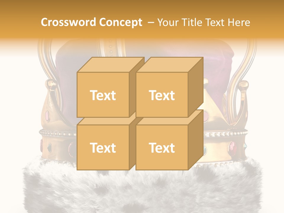 Crown Regal Coronation PowerPoint Template