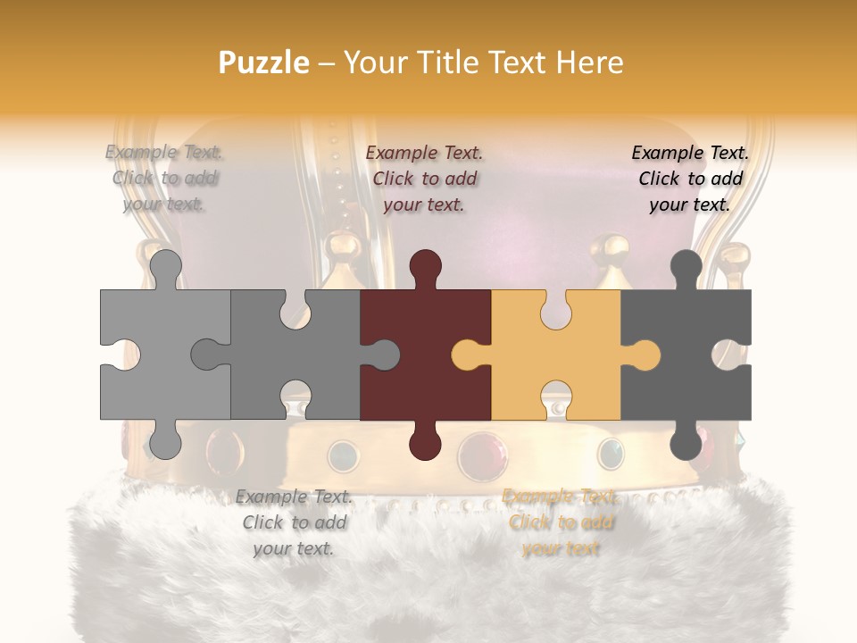 Crown Regal Coronation PowerPoint Template