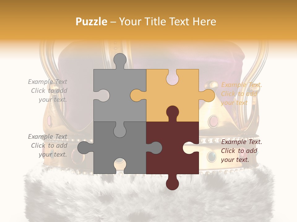 Crown Regal Coronation PowerPoint Template