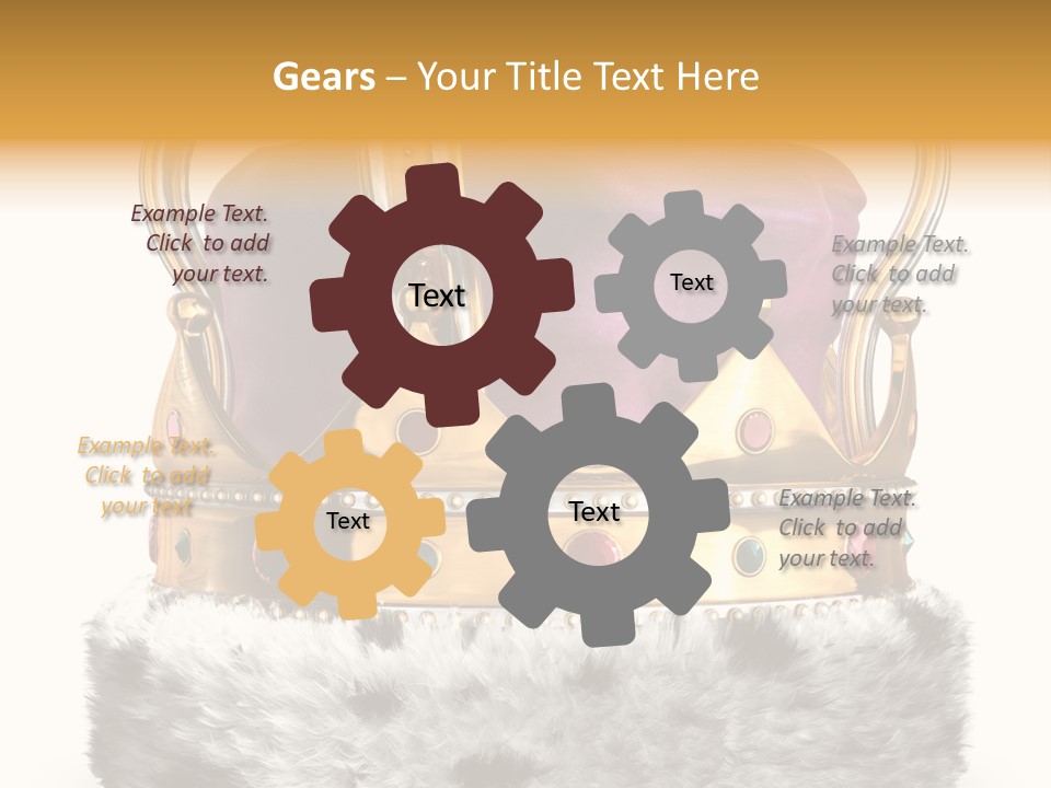 Crown Regal Coronation PowerPoint Template