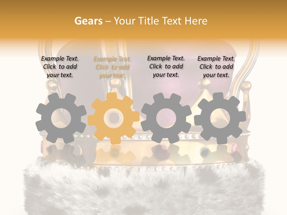 Crown Regal Coronation PowerPoint Template