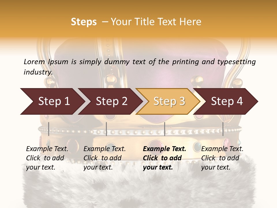 Crown Regal Coronation PowerPoint Template