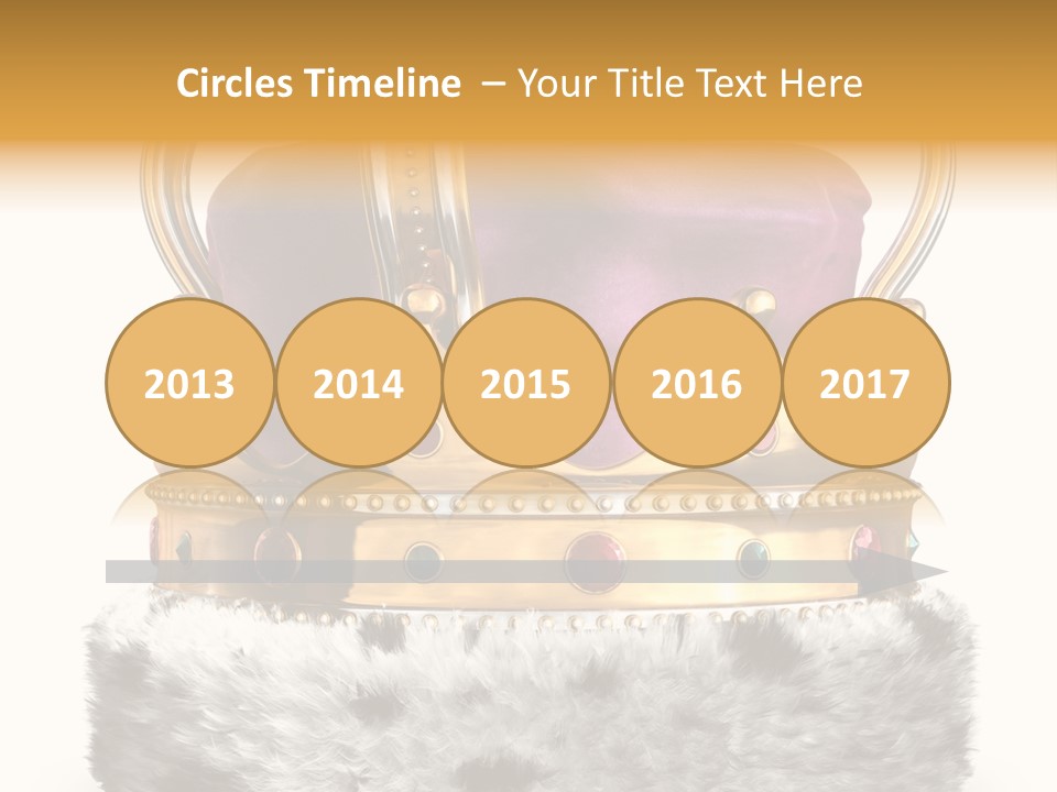 Crown Regal Coronation PowerPoint Template