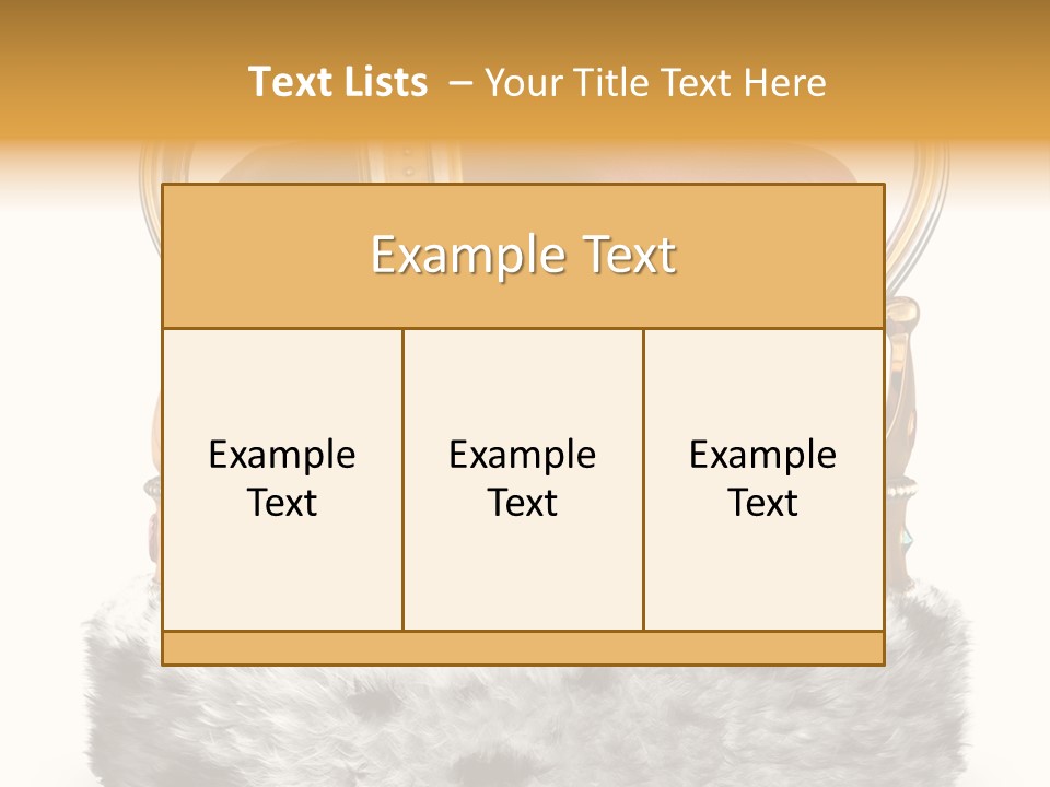 Crown Regal Coronation PowerPoint Template