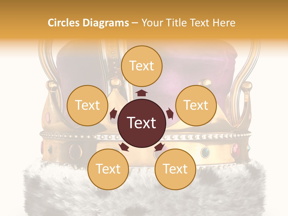 Crown Regal Coronation PowerPoint Template