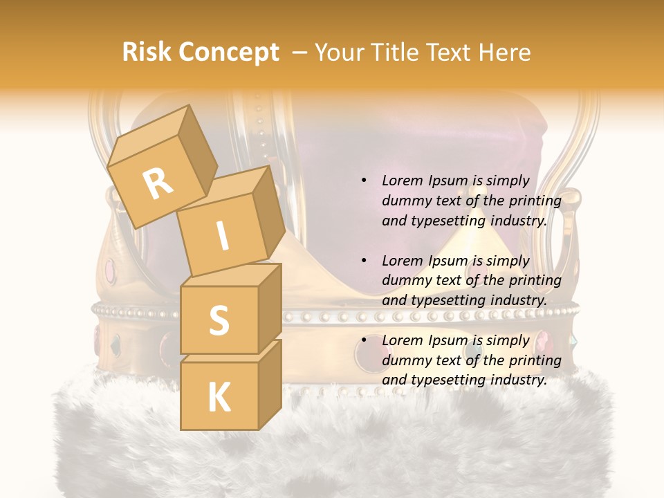 Crown Regal Coronation PowerPoint Template