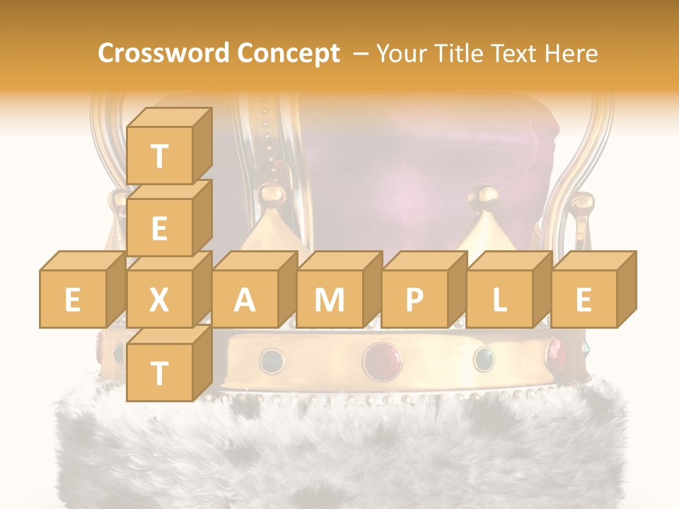 Crown Regal Coronation PowerPoint Template