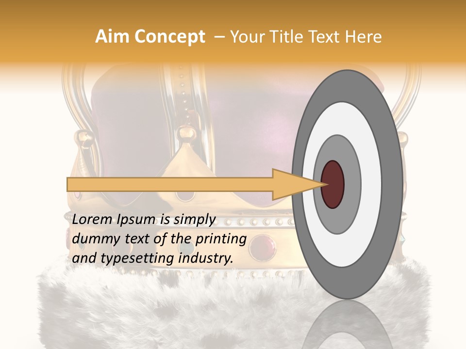 Crown Regal Coronation PowerPoint Template