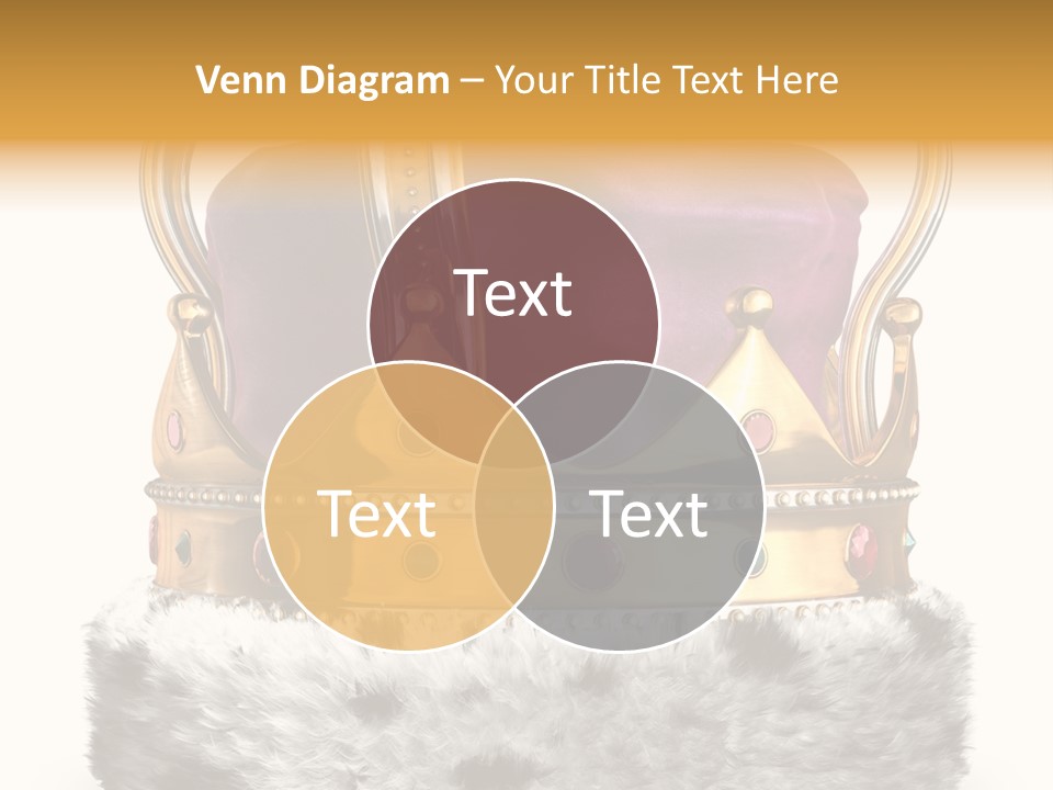 Crown Regal Coronation PowerPoint Template