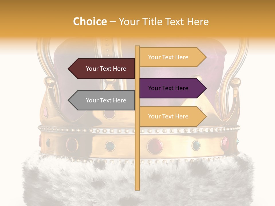 Crown Regal Coronation PowerPoint Template