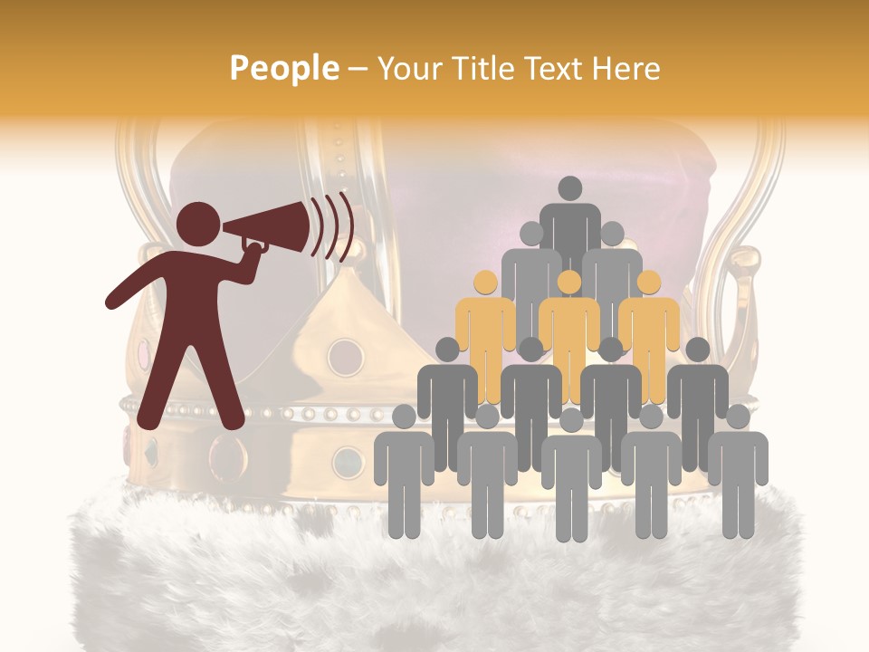 Crown Regal Coronation PowerPoint Template