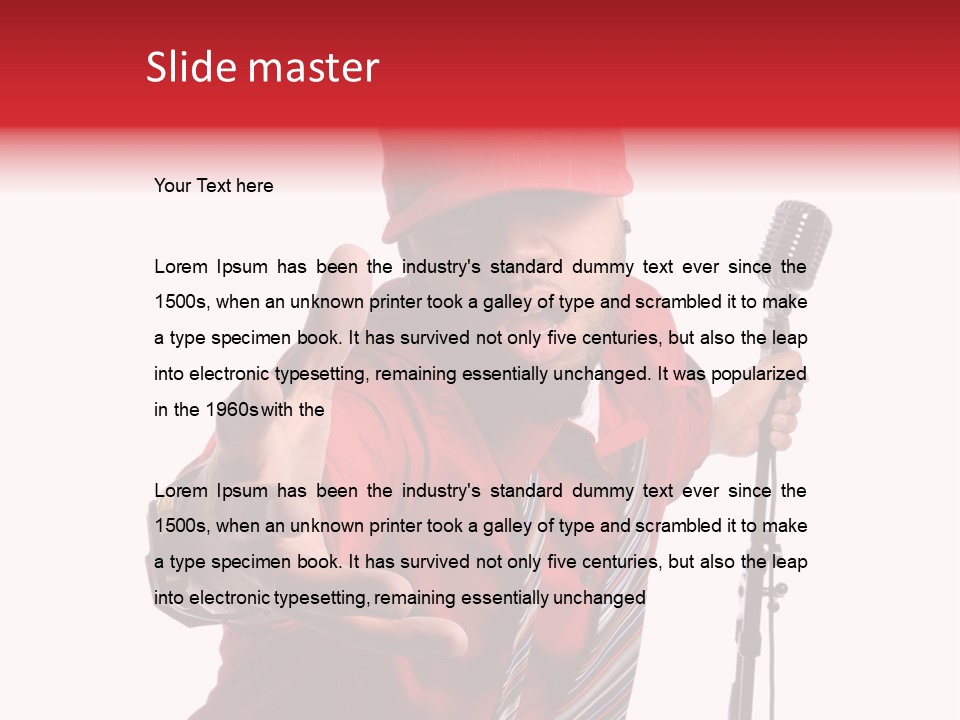 Hip American Hop PowerPoint Template