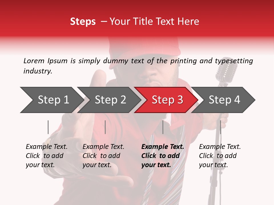 Hip American Hop PowerPoint Template