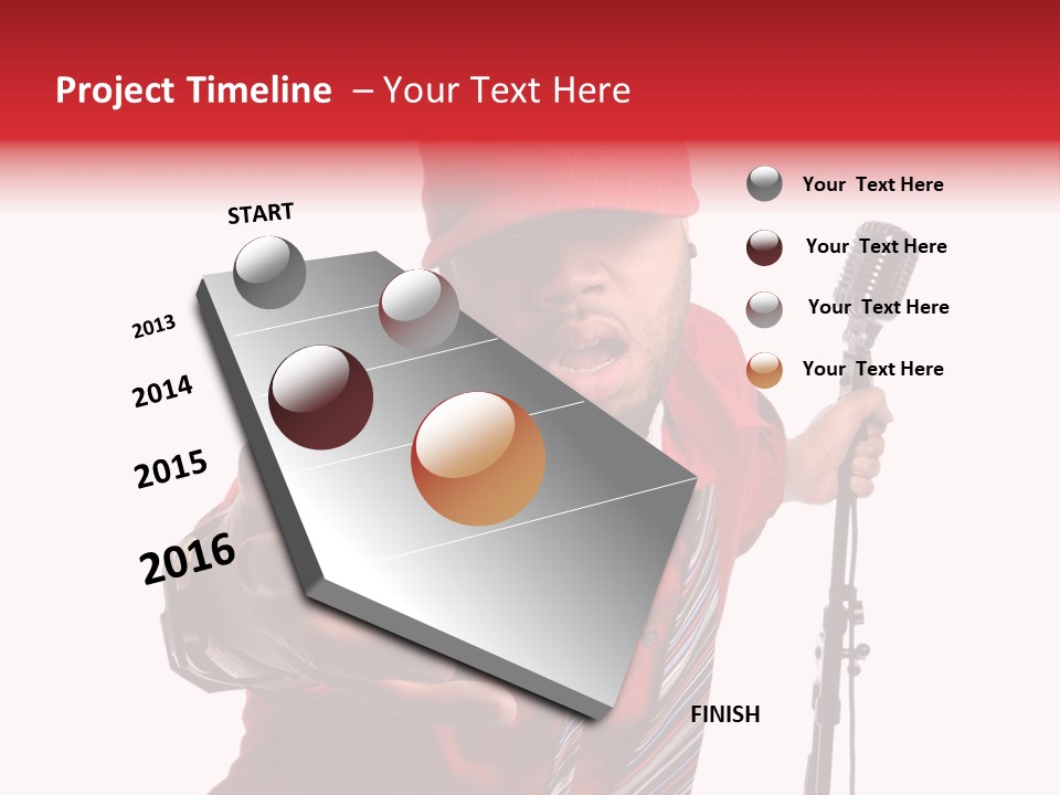 Hip American Hop PowerPoint Template