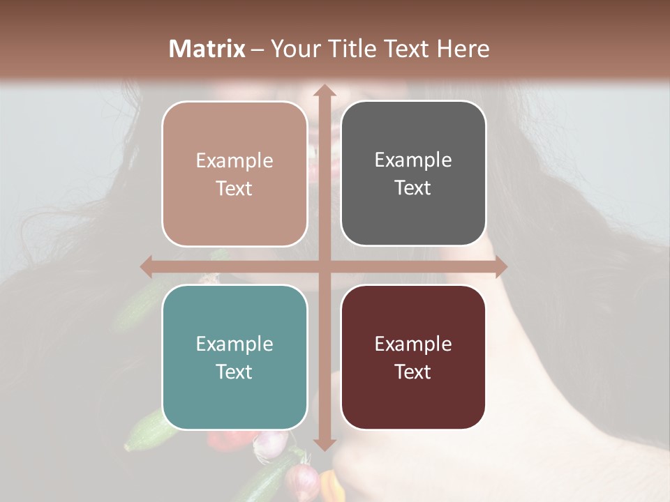 Young Onion Hand PowerPoint Template