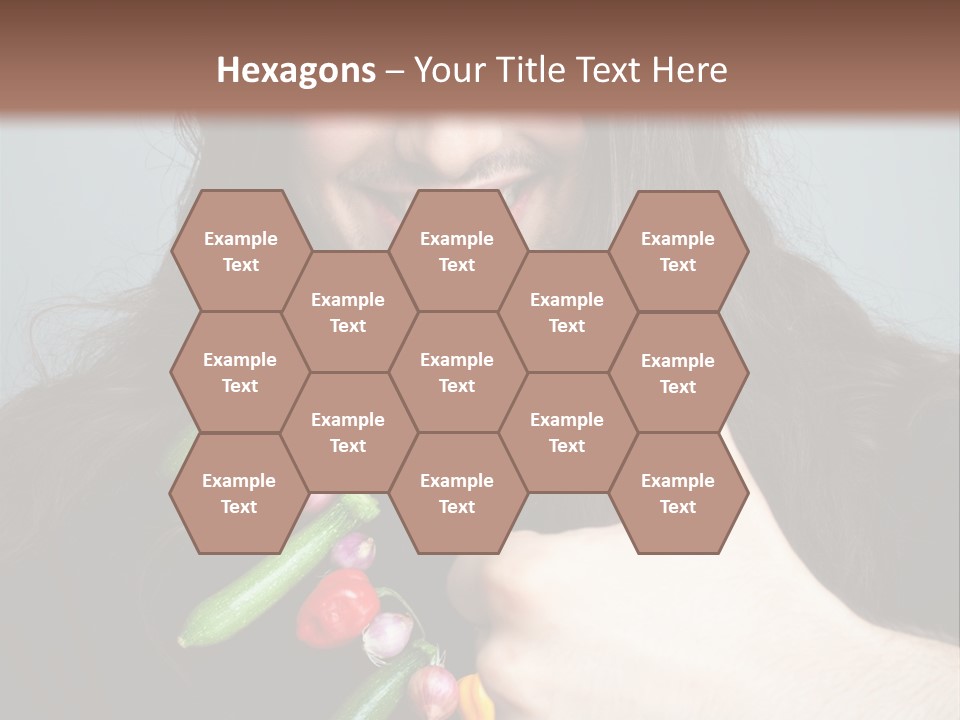 Young Onion Hand PowerPoint Template