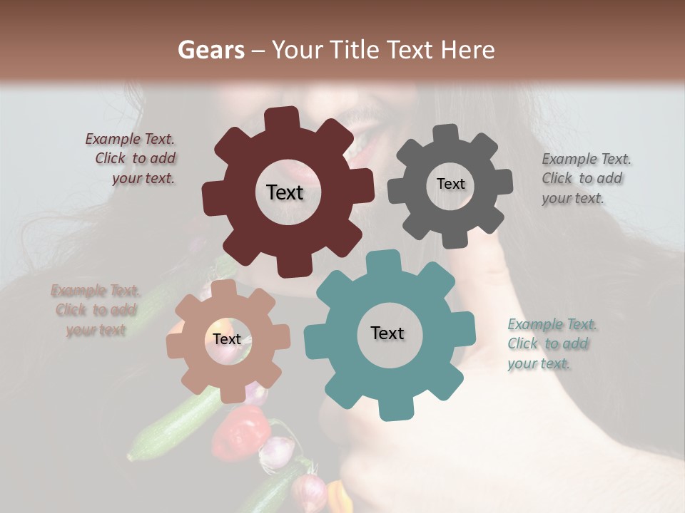 Young Onion Hand PowerPoint Template