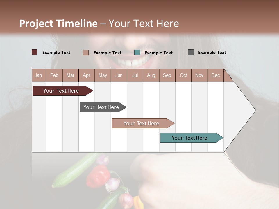 Young Onion Hand PowerPoint Template