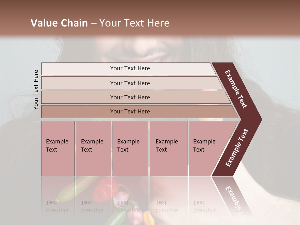 Young Onion Hand PowerPoint Template