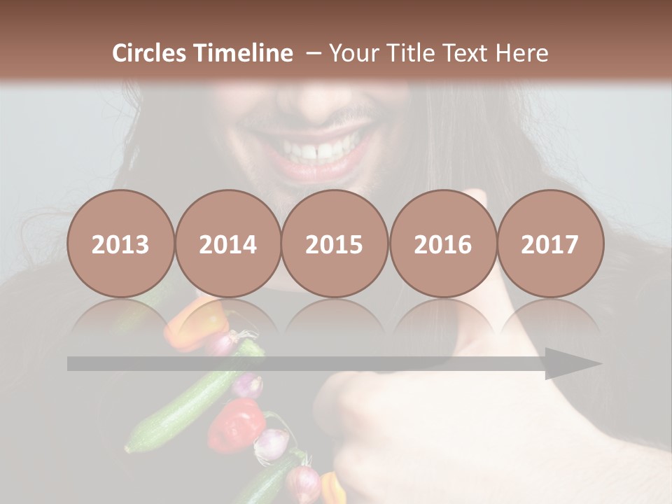 Young Onion Hand PowerPoint Template