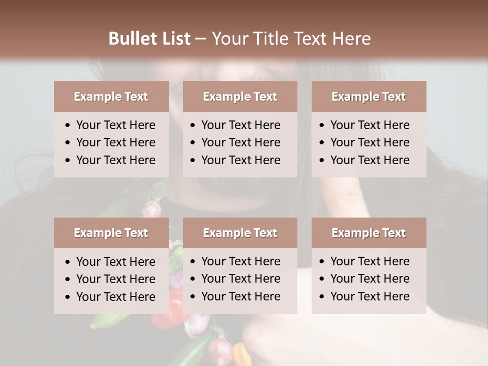 Young Onion Hand PowerPoint Template