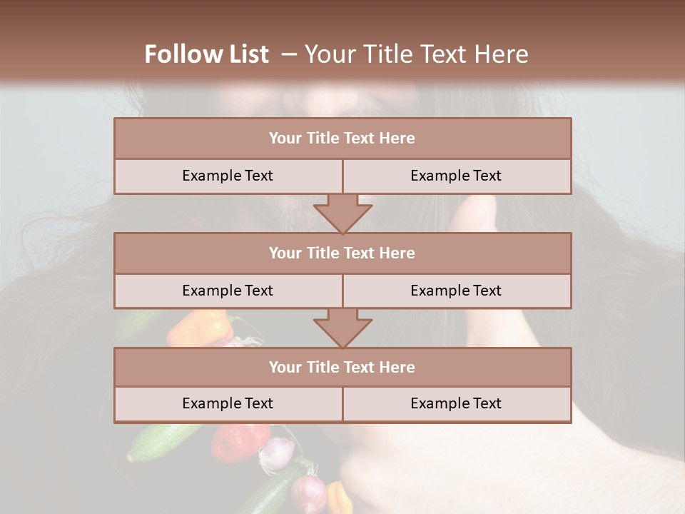 Young Onion Hand PowerPoint Template