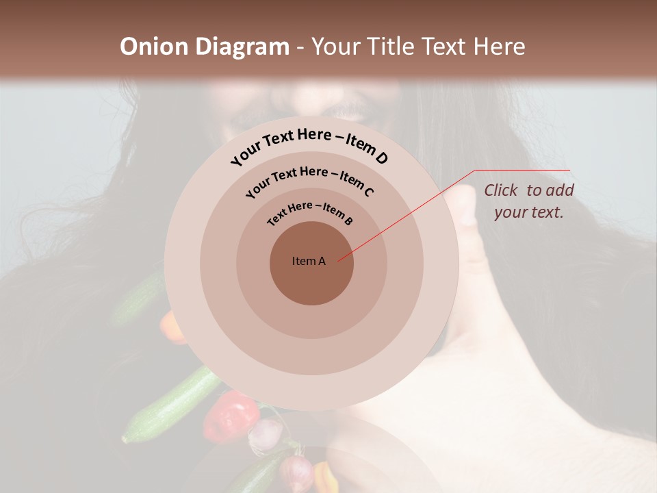 Young Onion Hand PowerPoint Template