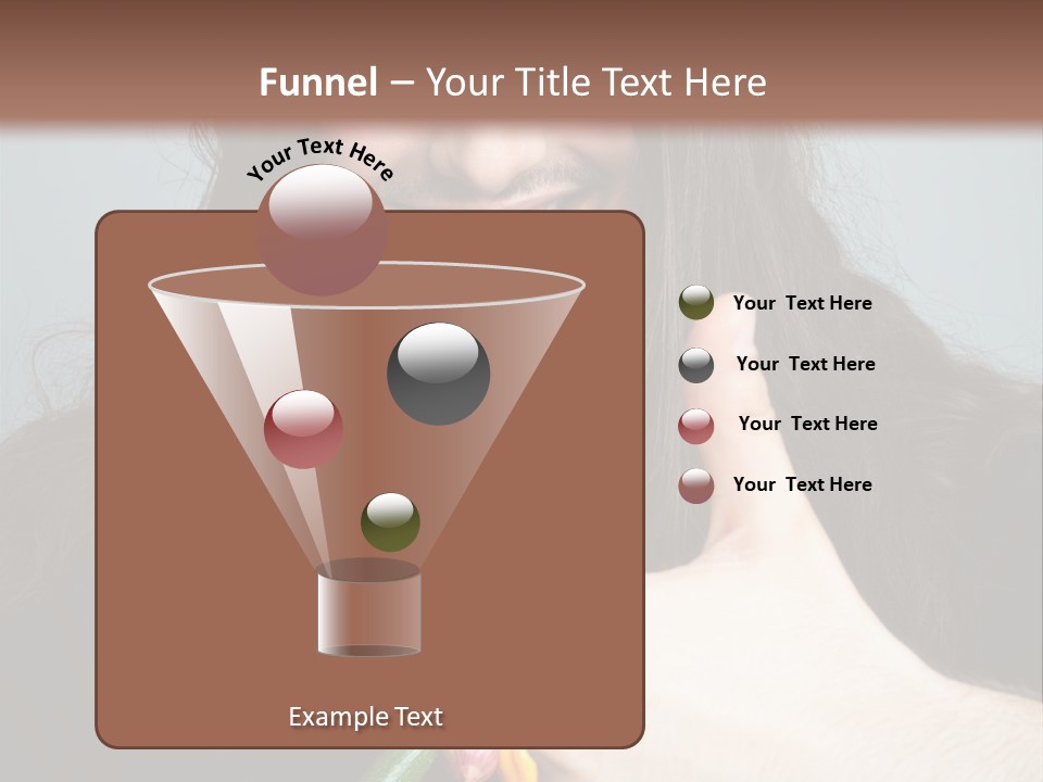 Young Onion Hand PowerPoint Template