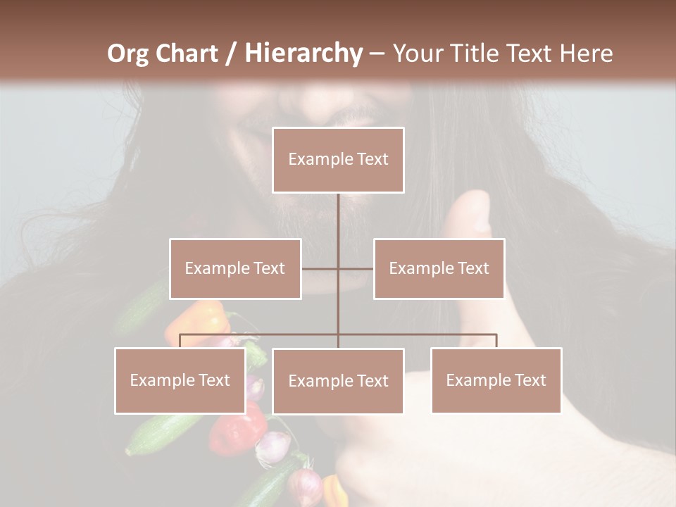 Young Onion Hand PowerPoint Template