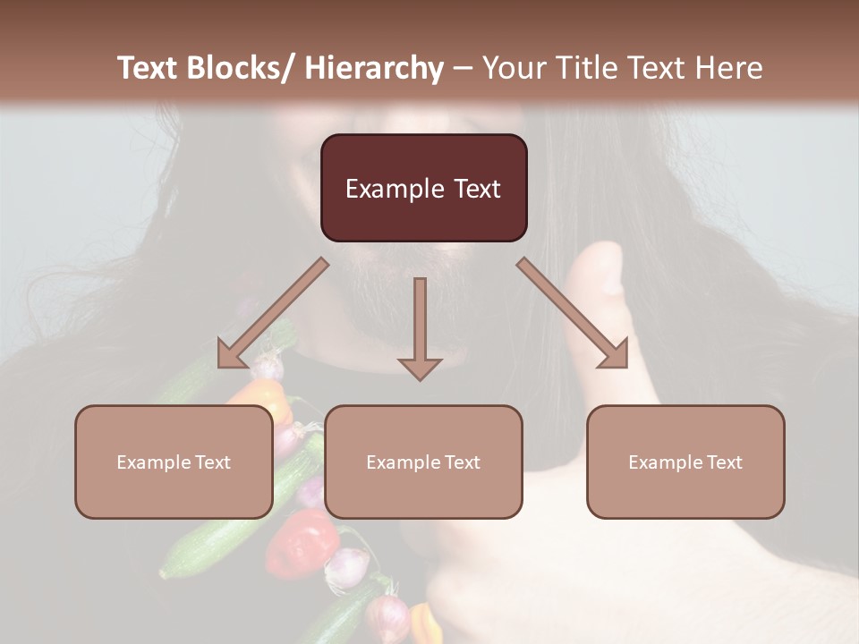 Young Onion Hand PowerPoint Template