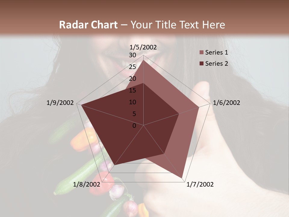 Young Onion Hand PowerPoint Template