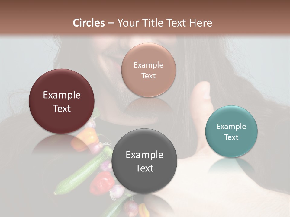 Young Onion Hand PowerPoint Template