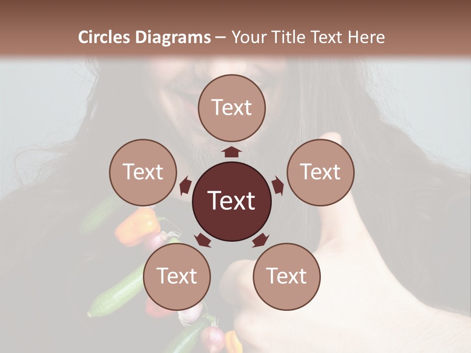 Young Onion Hand PowerPoint Template