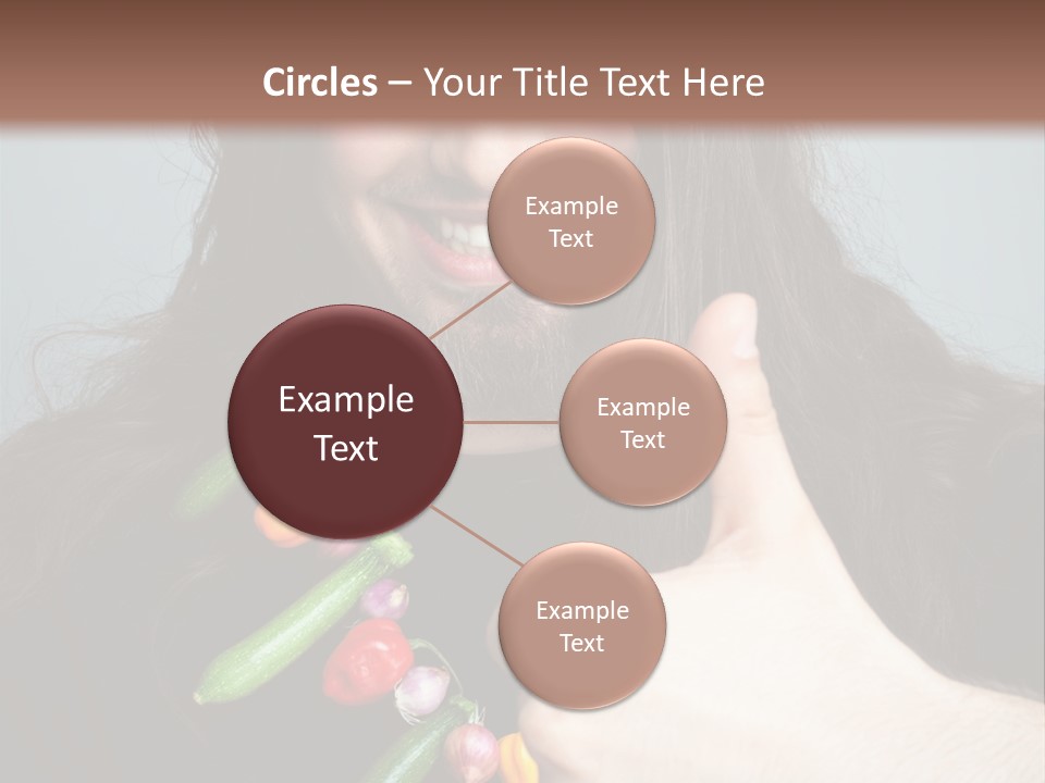 Young Onion Hand PowerPoint Template